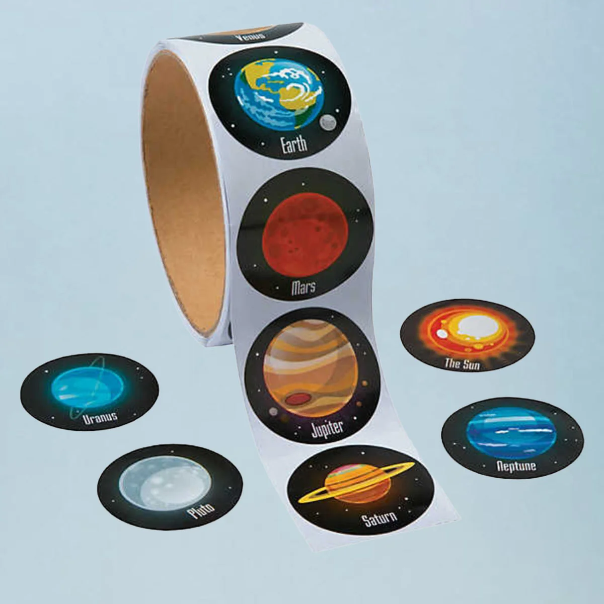 

Decorative Sticker Creative Scrap Book Stickers Planet Decals Sheets Kids Scrapbook