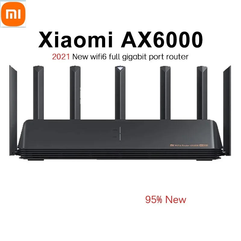 

Новинка 95%, маршрутизатор Xiaomi AX6000 AIoT, маршрутизатор 512 Мб/с, WiFi6 VPN, МБ, процессор Qualcomm, сетчатый ретранслятор, внешний сигнал для умного усилит...
