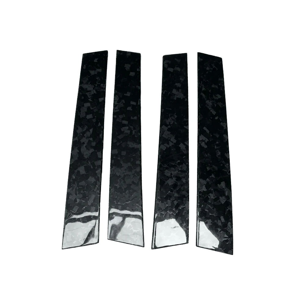 Кованая карбоновая оконная стойка для Infiniti Q50 Q50S настоящие сухие карбоновые