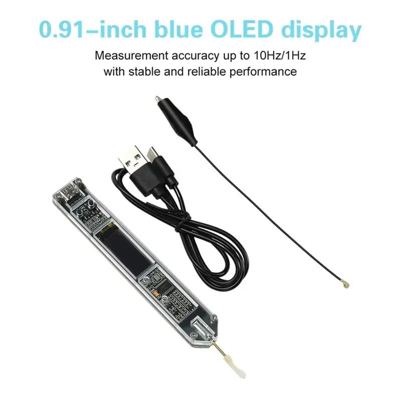 Фото AB34-Частотный измеритель частоты с 0,91-дюймовым OLED-дисплеем Высокоточный измеритель частоты №2