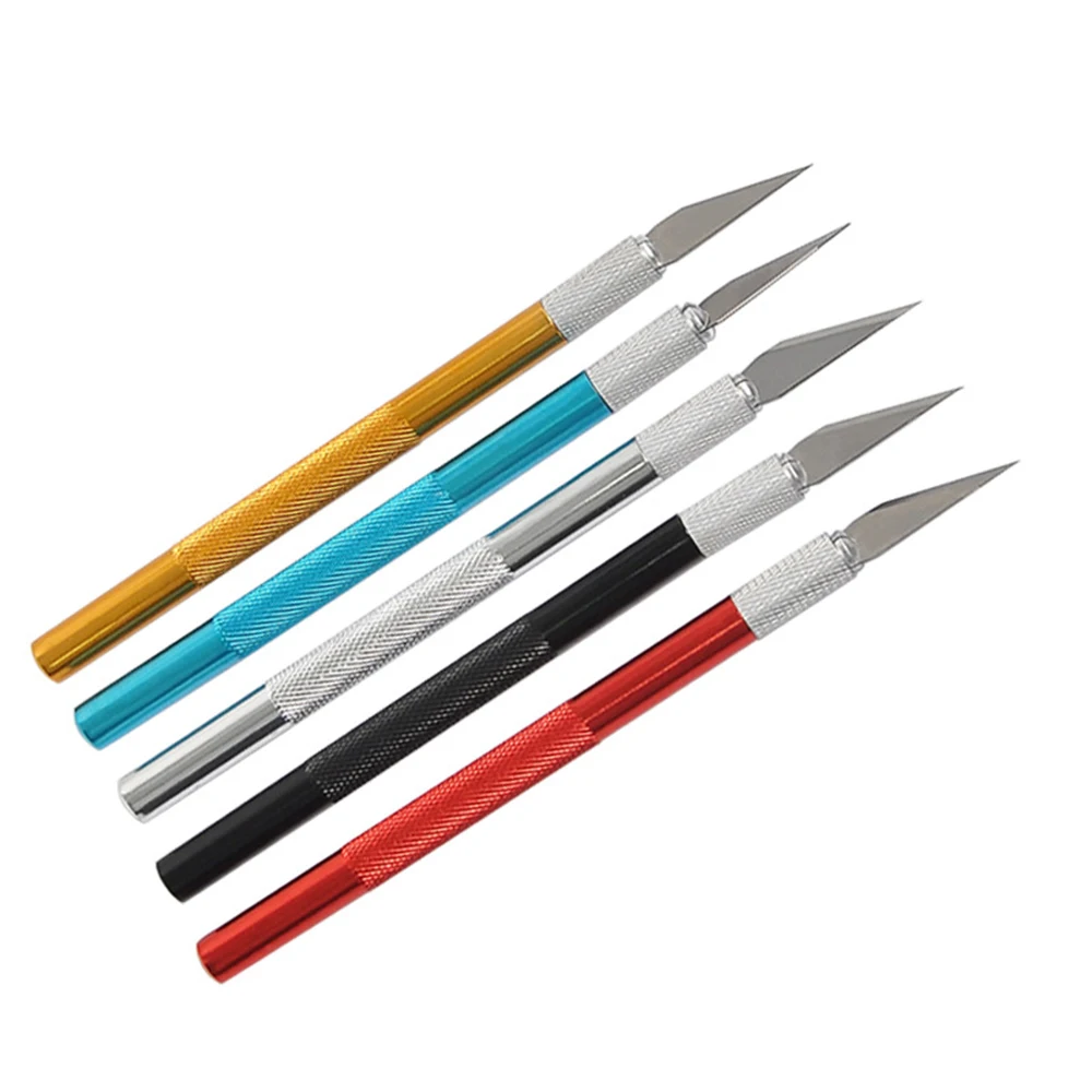 

Metal Carving Scalpel Knife Tools Kit Anti-Slip Blades Engraving Craft Craft Knives Mobile Phone PCB DIY Hobby Repair Hand Tools