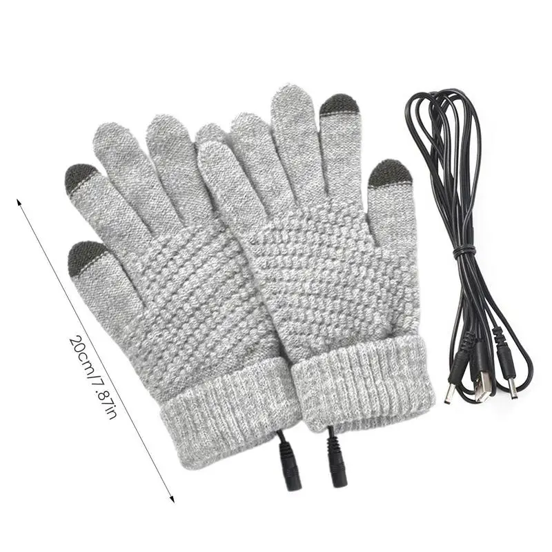 Heated Gloves Screen Touchable Heated Thermal Gloves For Winter Sports USB Charging Hand Warmer For Outdoors Climbing Hiking 6 Heated Gloves Screen Touchable Heated Thermal Gloves For Winter Sports USB Charging Hand Warmer For Outdoors Climbing Hiking 6