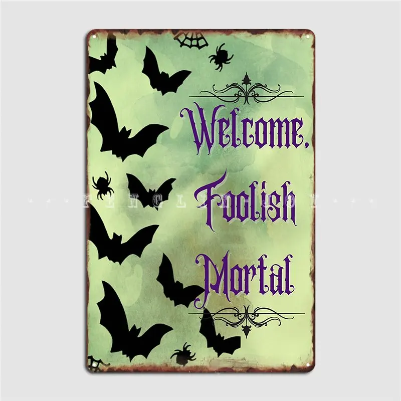 

Добро пожаловать, безразмерный металлический постер на стену