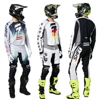 2022 for shift mx racing 3label jersey pants combo set gold mxatvbmxmtb offroad riding gear motocross riding kit sht1