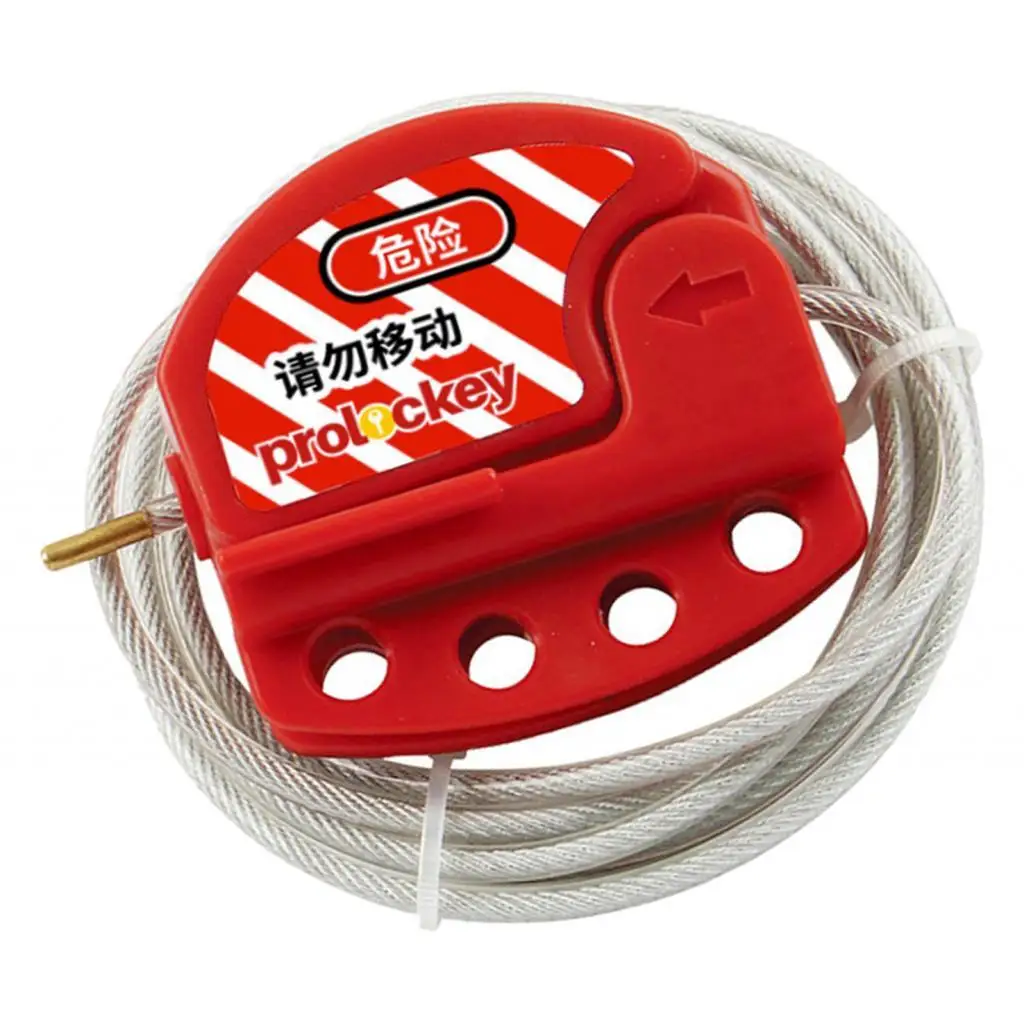 Регулируемый кабель с виниловым покрытием из стали 6.5ft четыре замка замком для