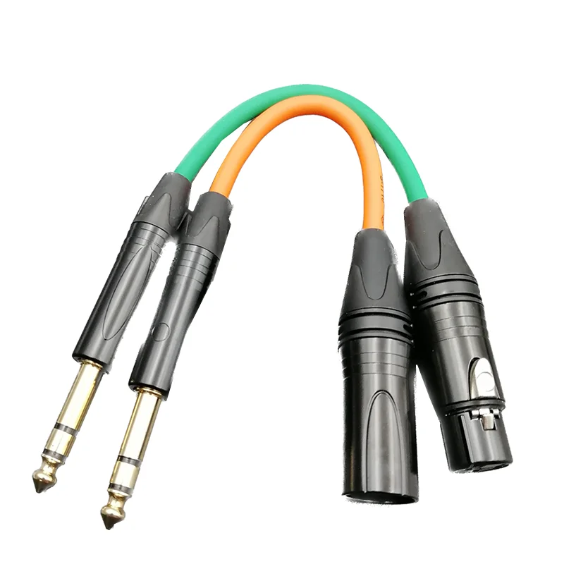 

2 шт./партия, кабель DMX512 для аудио сигнала, длина 20 см, 6,35 дюйма