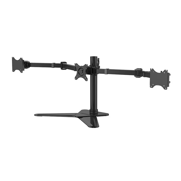 

Loctek D2T Desktop Stand Triple Display Monitor Holder Full Motion Retractable Free Lifting TV Mount