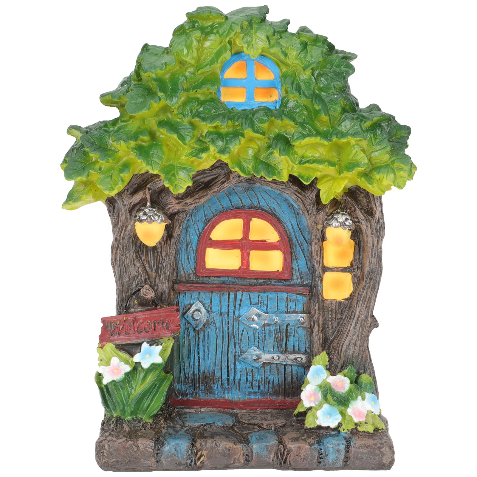 

Сказочный домик для двери, гном, миниатюрные садовые двери, домашнее украшение, микро-Декор, Ландшафтные украшения для окон, садовые окна «с...