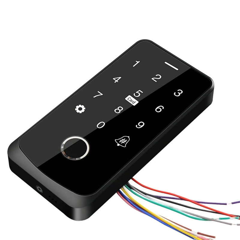 

NFC Bluetooth Tuya APP Access Control Keypad Waterproof RFID Keyboard 13.56Mhz Biometric Fingerprint Touch Backlight