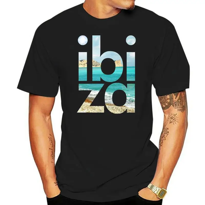 

T-shirt Design Basic Top Mens Ibiza Sun And Sea T Shirt - 8ball Originals Tees