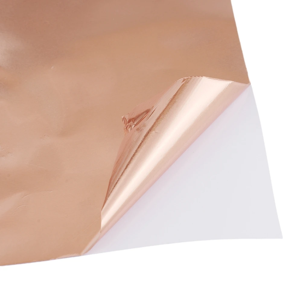 

4 Pcs Guitar Copper Foil Tape EMI Shielding 30cm*20cm Single Guide Foil Tape 20x30cm Sheet011111111111111111111111