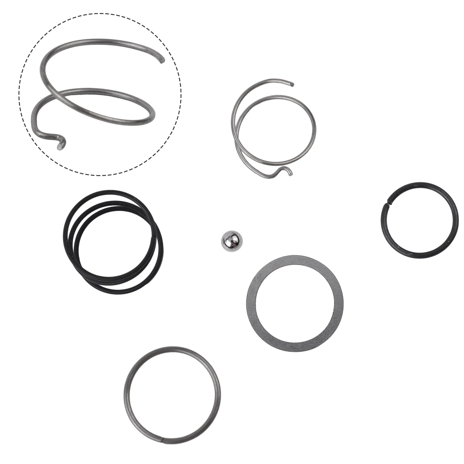 Пружинные комплекты со стальным шариком для ударной отвертки N 078434 089668 Вмещает