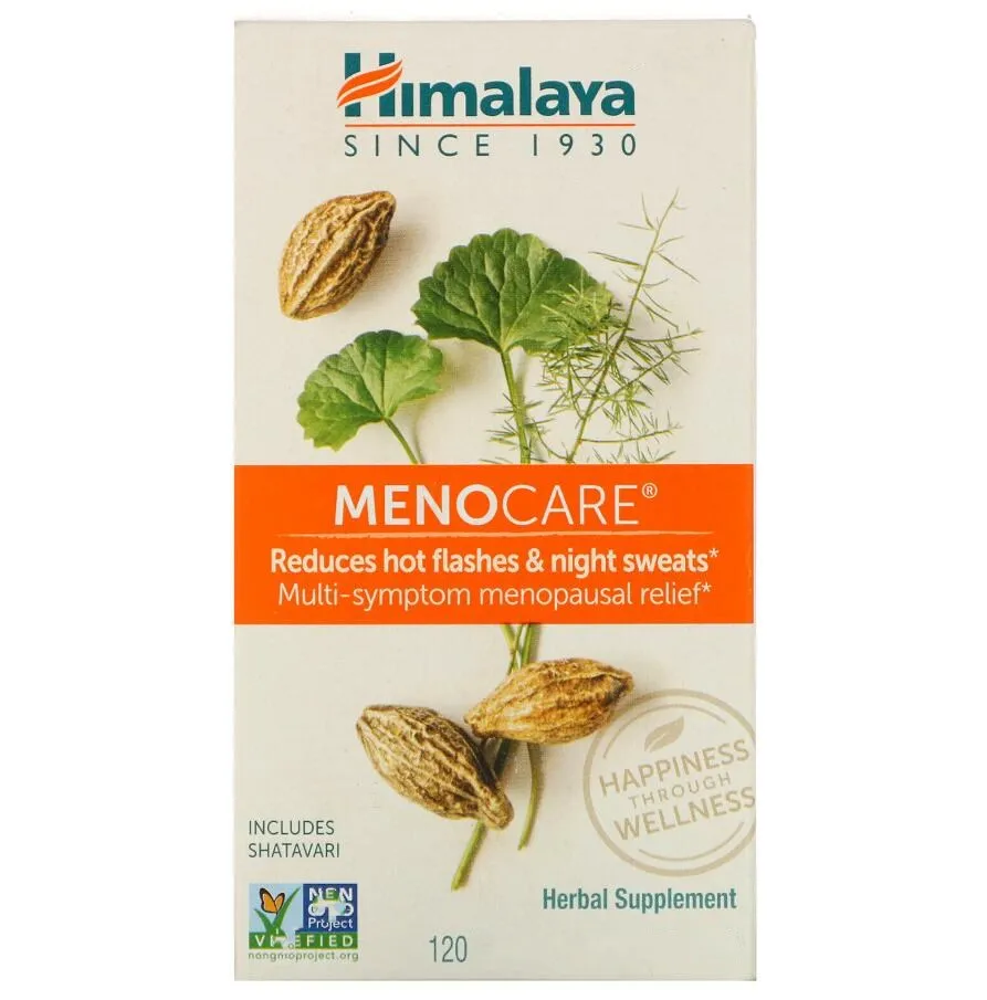 

Himalaya MenoCare 120 Caplets Multi-Symptom Menopausal Relief Ayurveda Natural Herbs