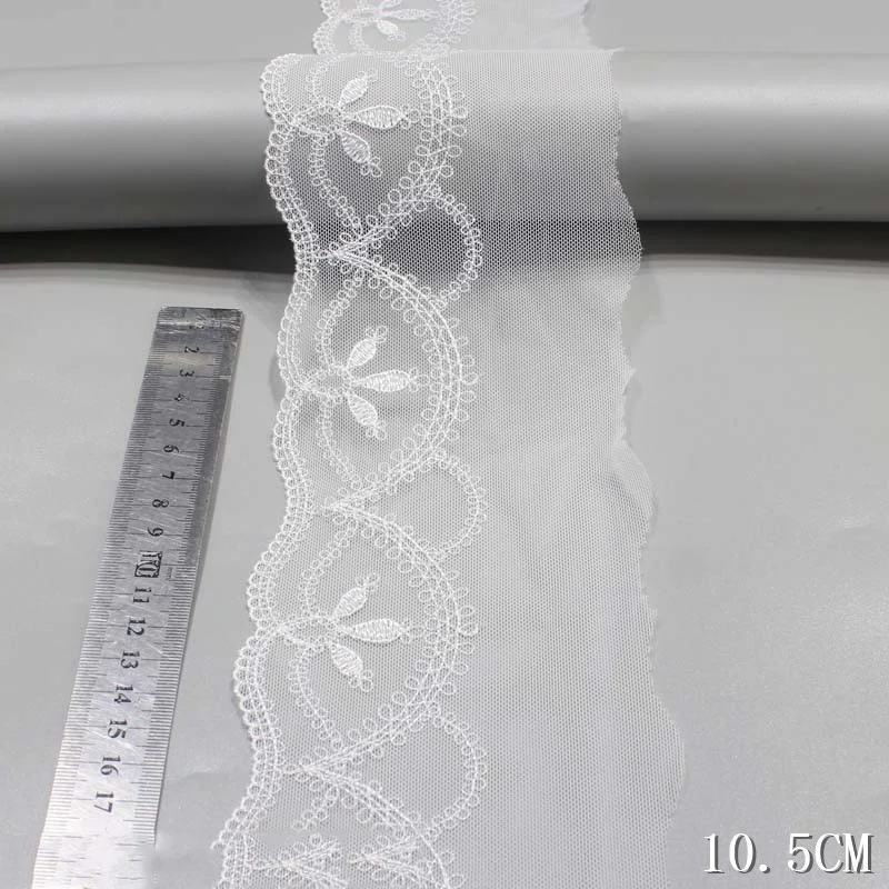 28 ярдов, белая вышивка, тюль, кружевная отделка, «сделай сам», для шитья бюстгальтеров, ремесла, мягкая сетка, вышивка, кружево для одежды, игла, работа