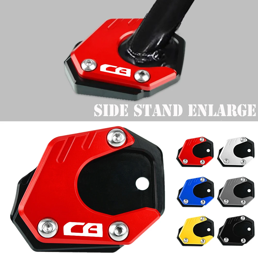 

FOR HONDA CB CB500F CB125R CB300F CB400 CB400X CB500F Plate Pad Support Kickstand Motorcycle Side Stand Foot Extension Enlarger
