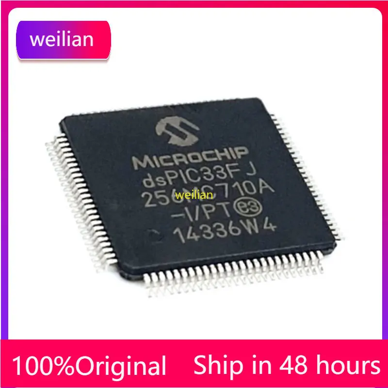 

1-100 PCS DSPIC33FJ256MC710A-I/PT TQFP100 Package QFP Microcontroller MCU-MCU Chip IC DSPIC33FJ256MC710A Brand New Original