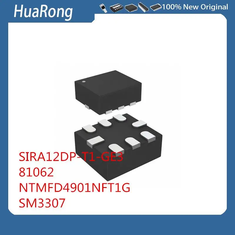 

10 шт./партия SIRA12DP-T1-GE3 SIRA12DP RA12 QFN-8 81062 NTMFD4901NFT1G SM3307