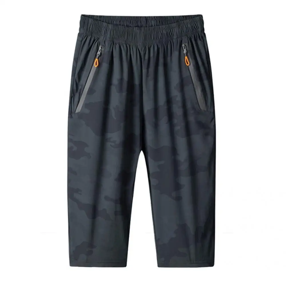 

Fashion Track Pants Zipper Pockets Soft Men Shorts Track Pants Trousers Pants