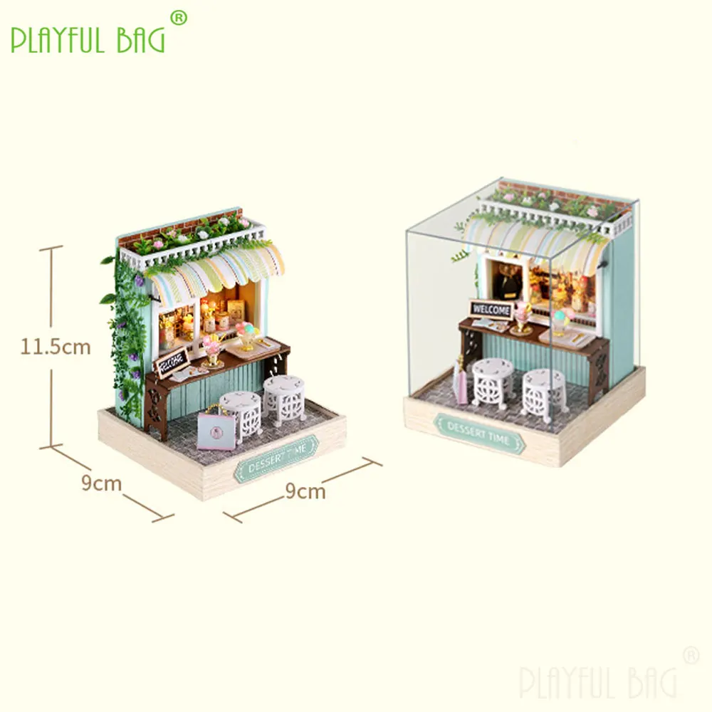 Сцена миниатюрная ручная работа DIY хижина детская головоломка сборка игрушечный