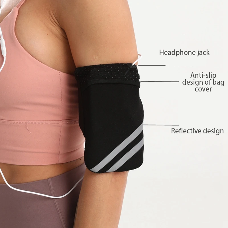 Наружная Женская Мужская спортивная сумка на руку для телефона бега менее 6 5