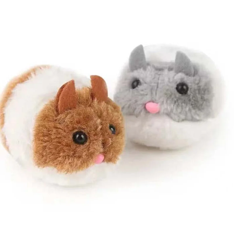 

1pc Cat Toys Plush Fur Little Mouse Interactive Toy Kitten Funny Rat Safety Plush Toy Gift Shake Movement Mouse Pet cat tunnel