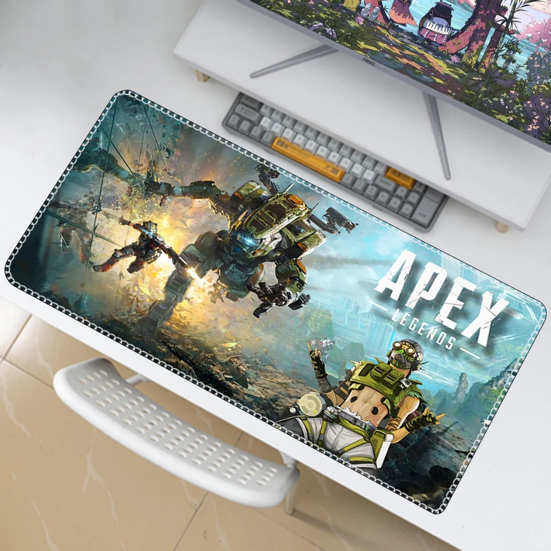 

Игровой компьютерный коврик для мыши Apex Legends, размер Xxl, 900x400, Офисные аксессуары, компьютерные столы, Настольный коврик, игровой Настольный к...