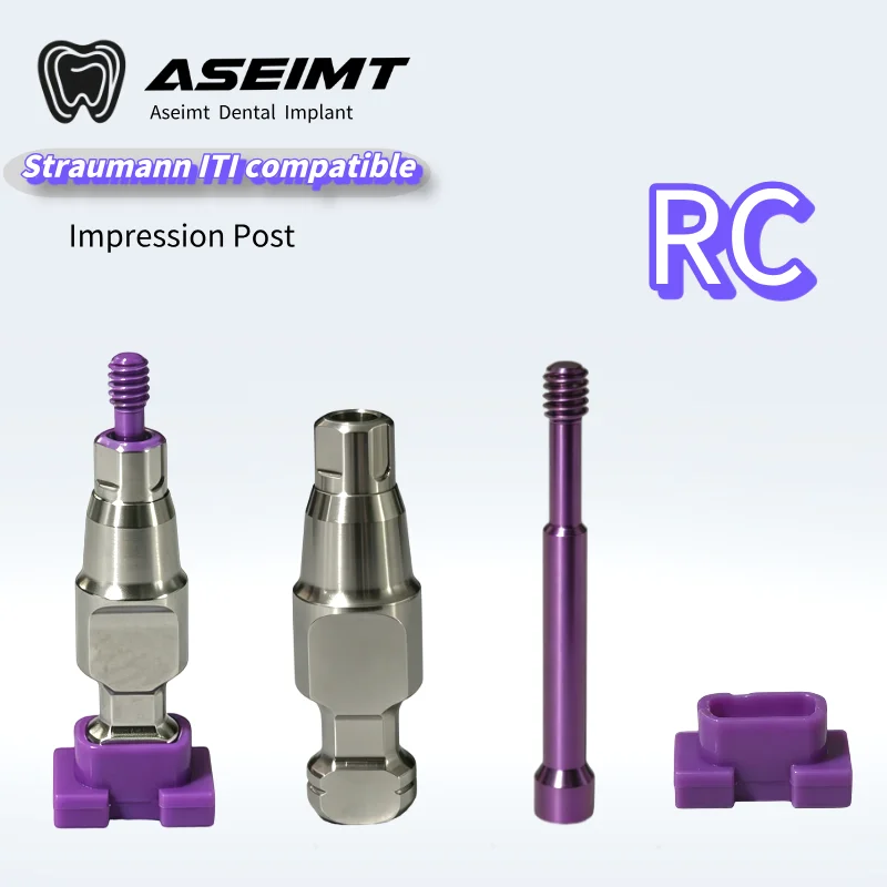 Фото Титановые заготовки для снятия оттисков Straumann ITI Closed Tray, обработанные на ЧПУ, для зуботехнических лабораторий, напрямую от производителя, в наличии, быстрая доставка №3