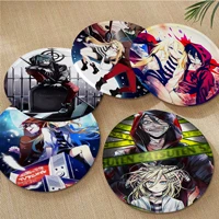 japanese anime angels of death art stool pad patio home kitchen office chair seat cushion pads sofa seat 40x40cm seat mat