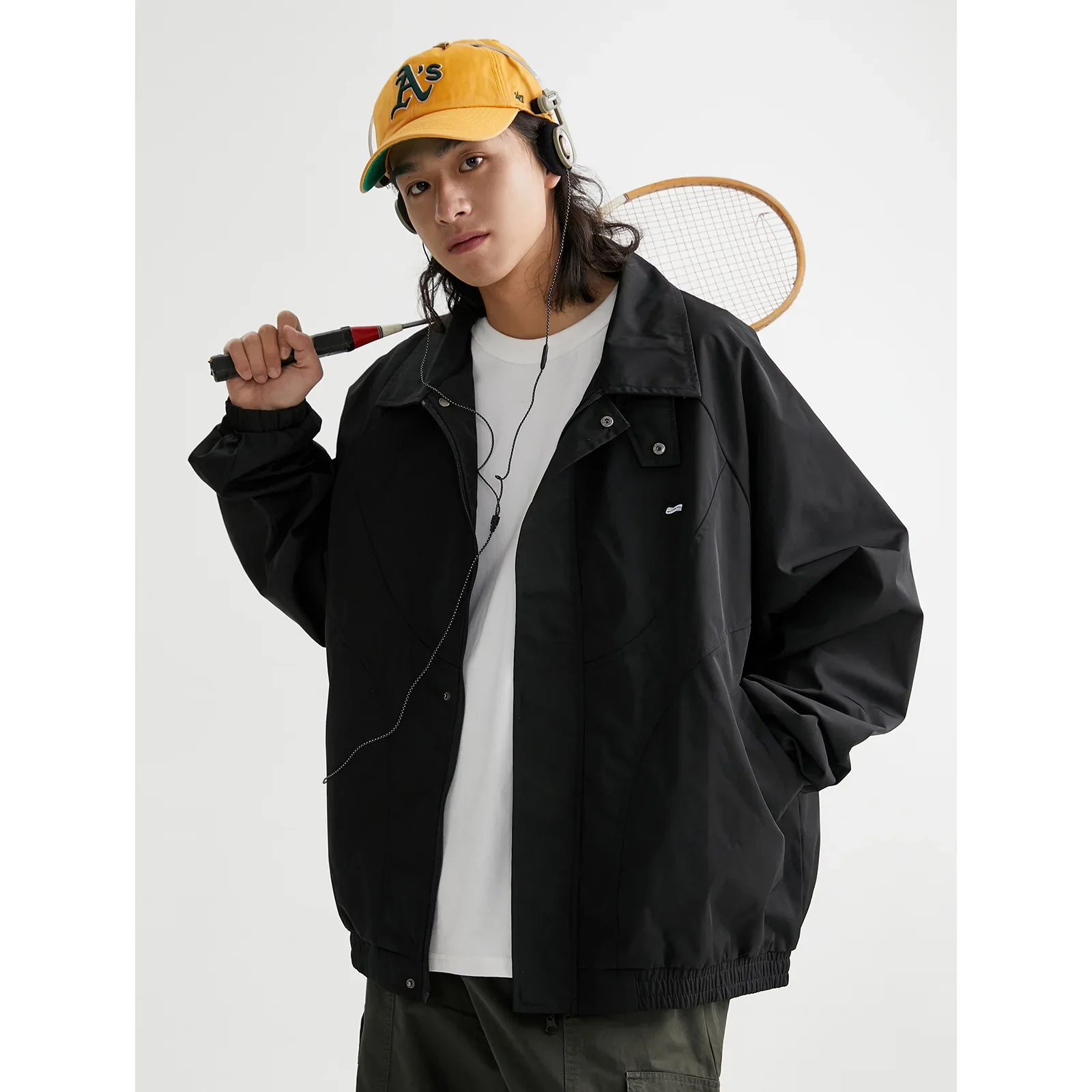 Городская мода Новинка Весна 2024 мужская куртка базовая стильная рабочая одежда с