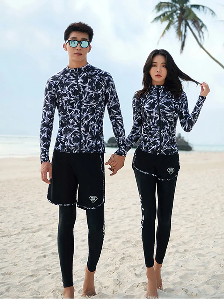 Женский Длинный Купальник с длинным рукавом и молнией 5 предметов - купить по