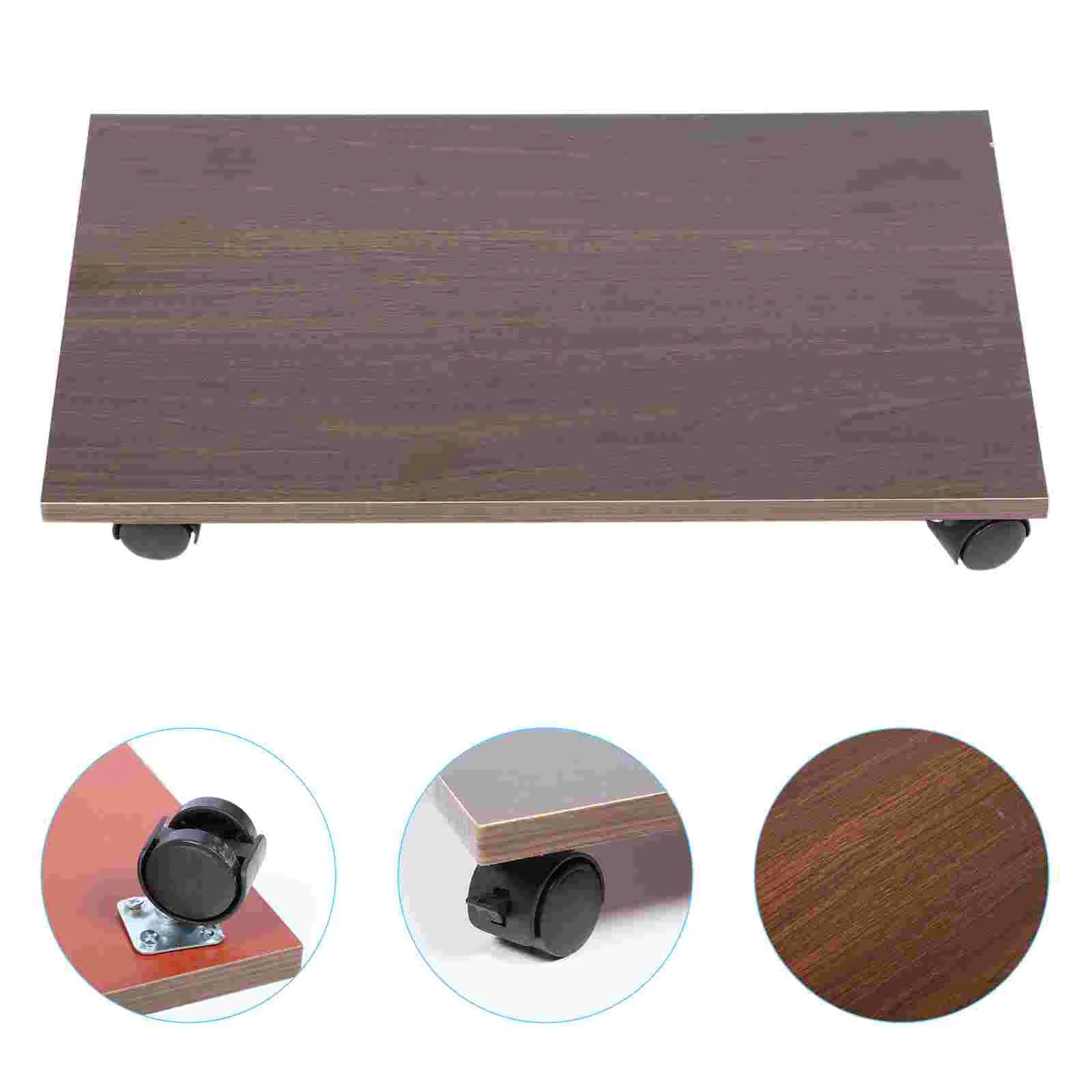 

Mobile CPU Stand Movable Computer Tower Stand Mobile Cart Holder with Wheels and Screws