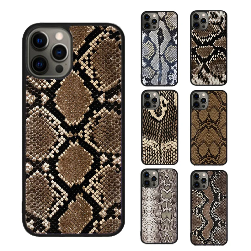 Чехол для телефона под змеиную кожу Кобра питона iPhone SE2020 15 16 14 13 Pro Max Coque 12 11 Apple 8 PLUS