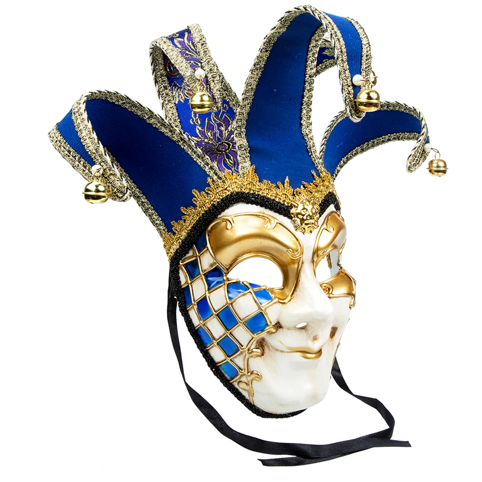 

Venetian Mask Costume Party Decor Outdoor Halloween Full-face Decorative Plastic Men Man Costumes