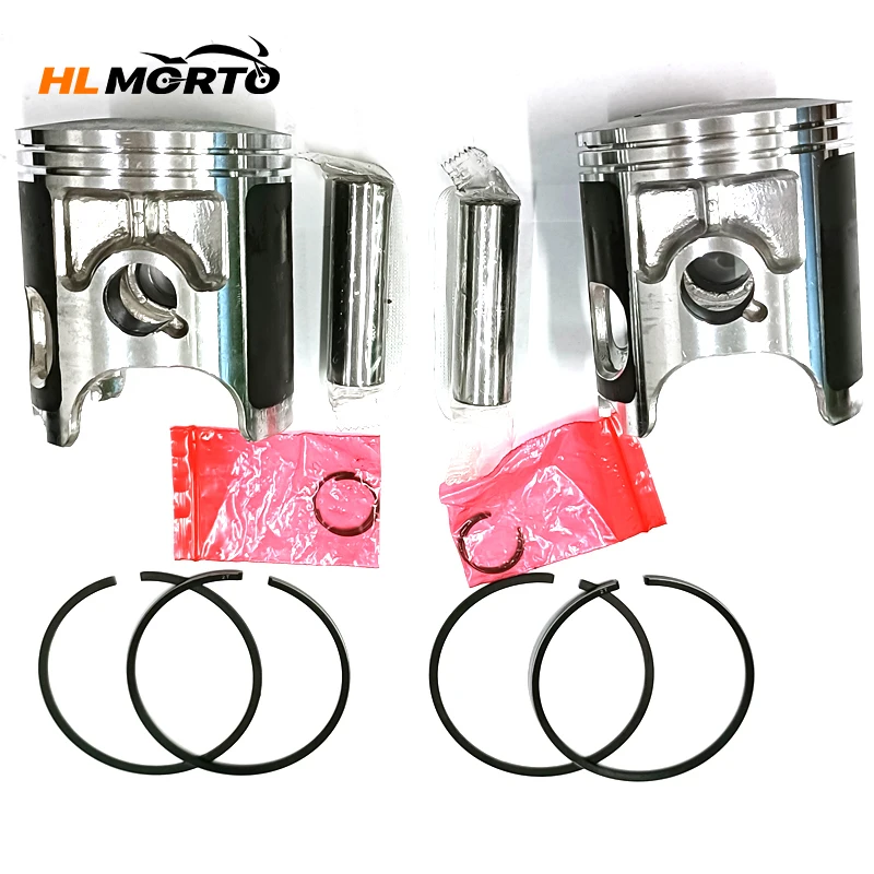 

Motorcycle Cylinder Piston Ring Pin Set For YAMAHA YFZ350 Banshee 350 RD350 1973 1974 1975 64mm