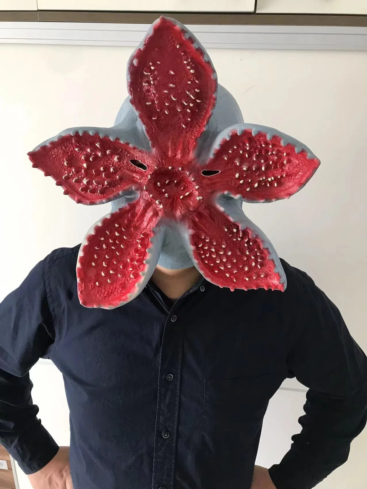 Demogorgon Stranger Things High Quality Mask Funny Fllower Head Halloween Cosplay Costume Adult Masquerade Party Theater Prop