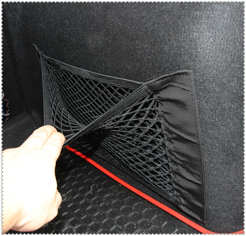 

40cm*25CM auto Trunk Box Storage Bag Mesh Net Car accessories for Nissan Altima 370Z Xmotion X-Trail Qashqai