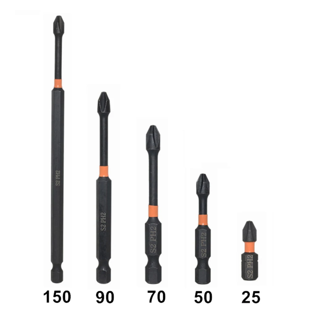 

1 шт. Магнитная Крестовая насадка PH2 из сплава ударная головка твердая отвертка Нескользящая насадка отвертка ручное сверло инструменты