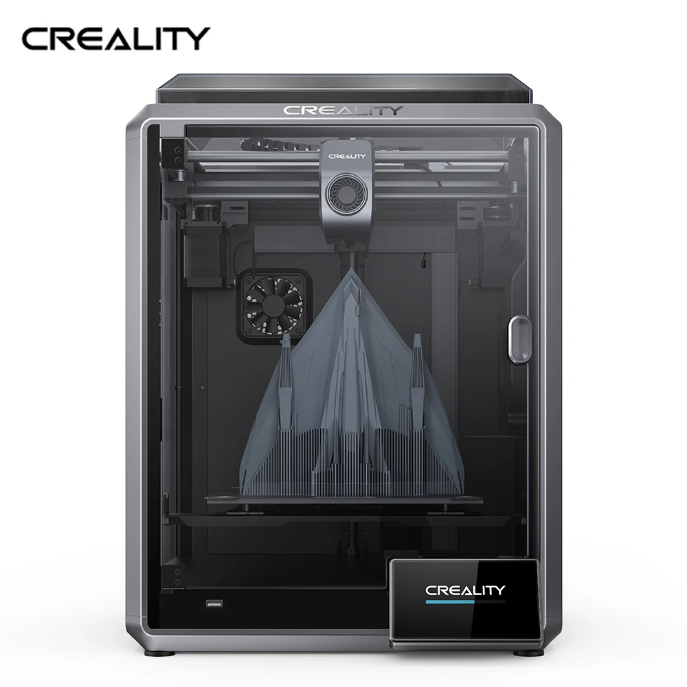 CREALITY K1/K1 Max 3D Printer Speedy 600mm/S Print Speed Stable Frame Enclosed Chamber Dual Fans Direct Drive Extruder