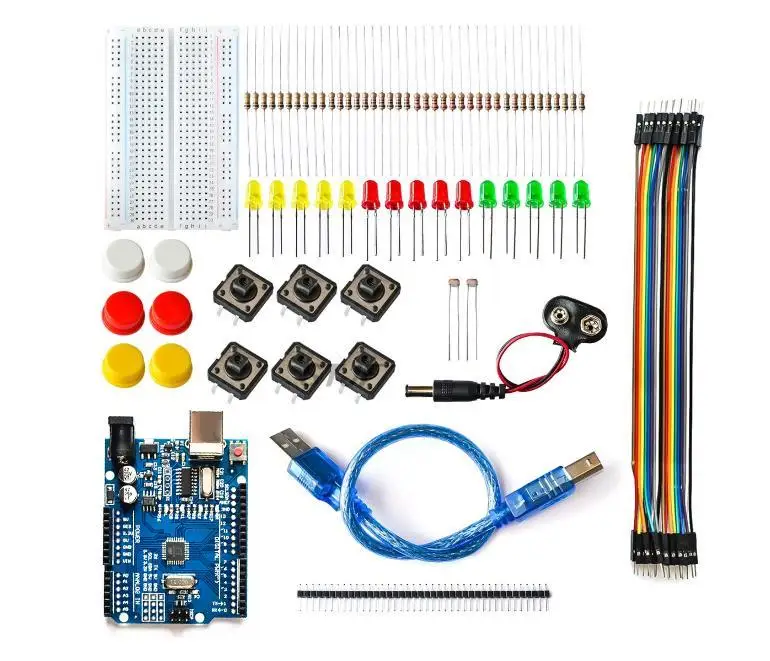 Новый стартовый комплект для arduino UNO R3 мини-макетная плата Совместимость с