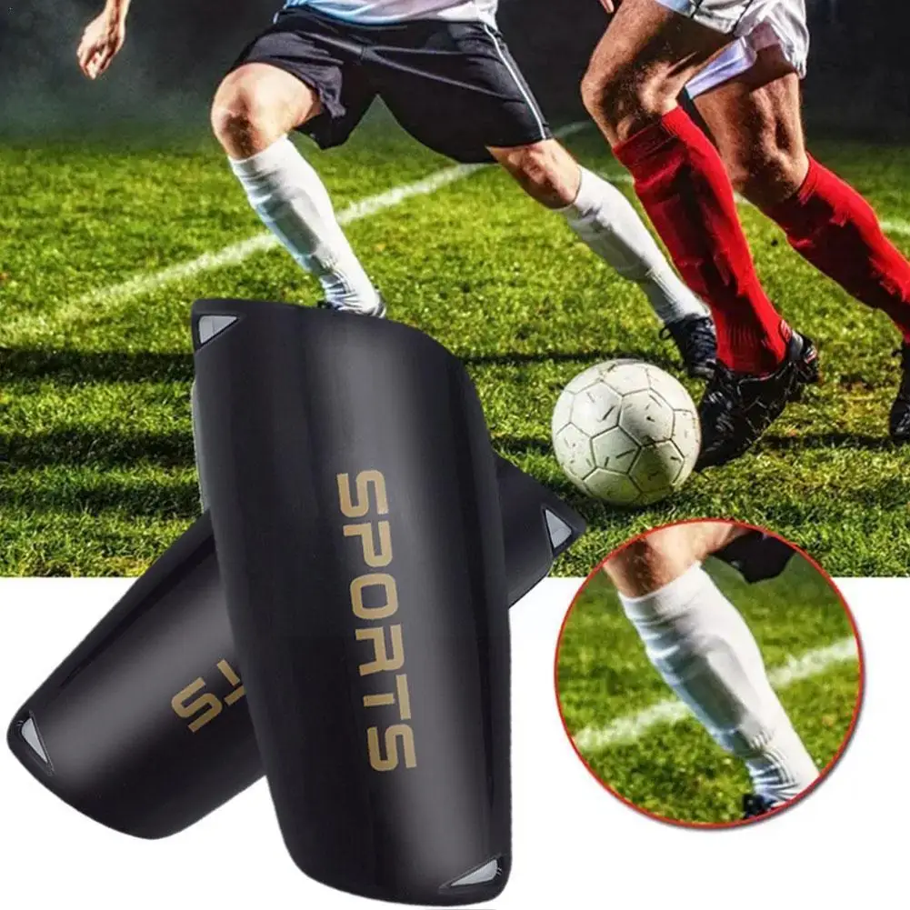 

1 Pair Soccer Shin Guards For Adult Kids Shinguards Light Sock Insert Board Boy Training Legging Protective Gear K4Z4