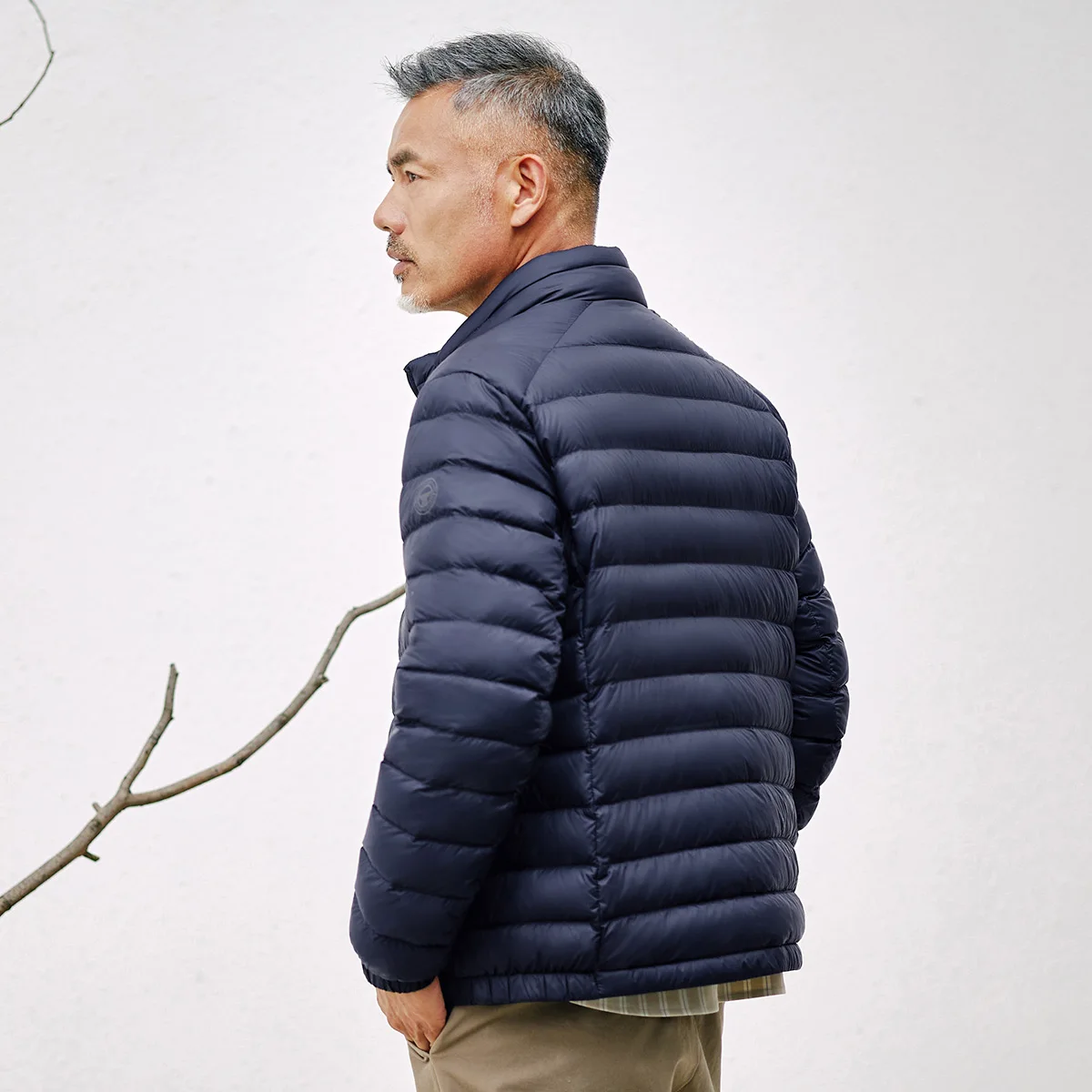TANBOER Daddys Favorite Foldable Winter Lightweight Packable Men's Duck Down Filled Puffer Jackets TF216201-1