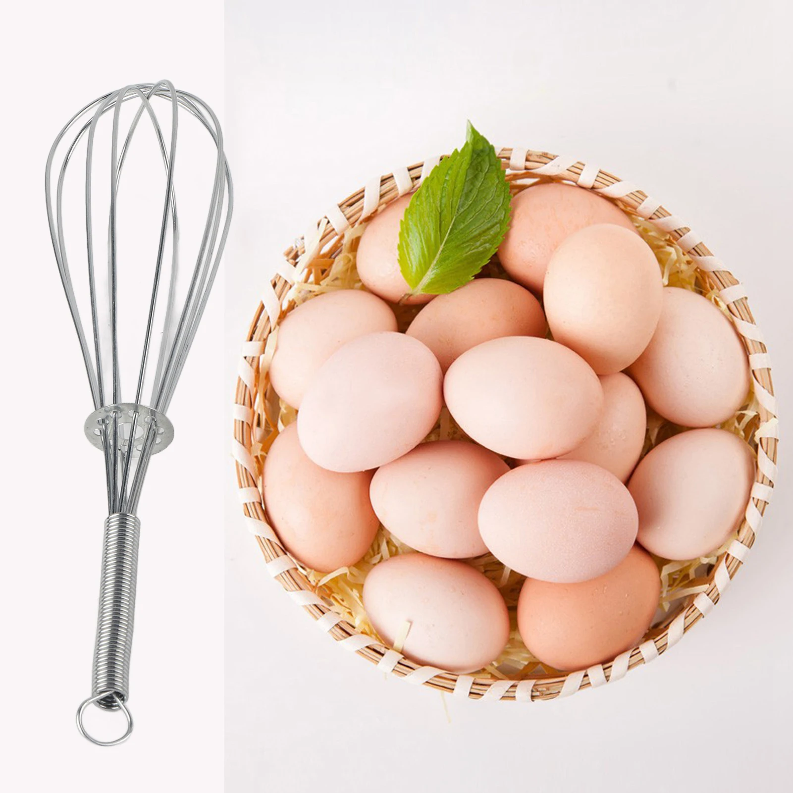 

Stainless Steel Egg Beater Manual Hand Mixer Whisk Milk Egg Beater Egg Mixing Mixer Tools Kitchen Gadgets Accesorios De Cocina