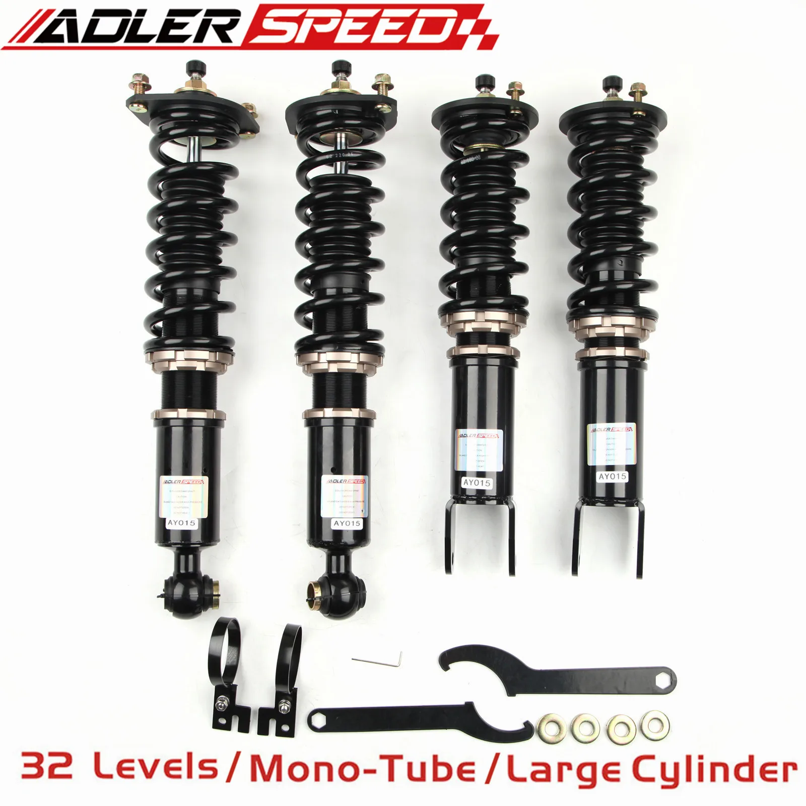 

ADLERSPEED 32 Levels Damping Coilovers Suspension For Nissan 300ZX Z32 1990-96