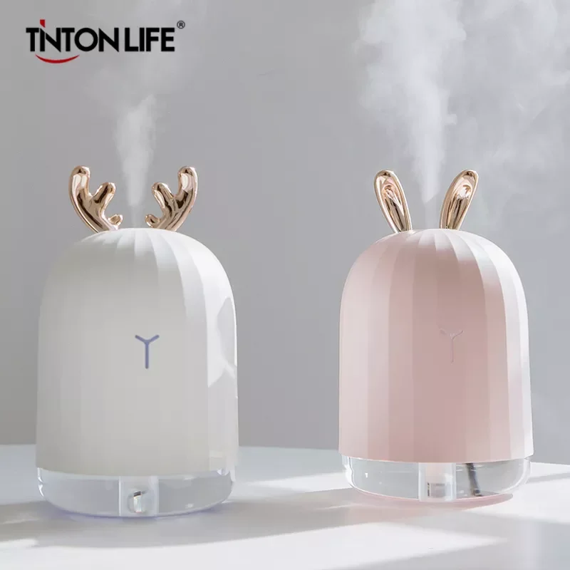 

Ультразвуковой увлажнитель воздуха LIFE емкостью 220 мл, аромадиффузор эфирного масла для дома и автомобиля, генератор тумана с USB и светодиодн...