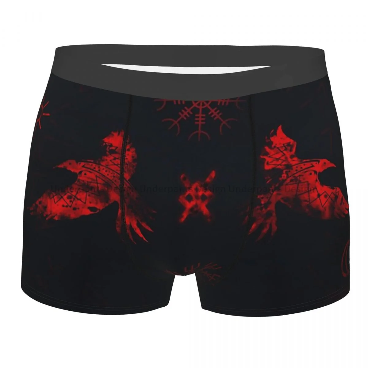 

Vikings Viking Red Bird Underpants Breathbale Panties Men's Underwear Ventilate Shorts Boxer Briefs