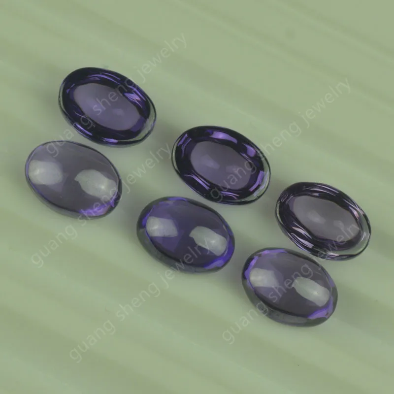 GS Loose 3X5 ~ 18x25 мм синтетический Аметист Красный Фиолетовый Циркон драгоценные