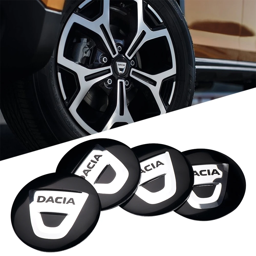

4PCS 56MM Car Wheel Center Hub Caps Stickers Badges Auto Decroation For Renault Dacia Duster Logan Megane 2 3 4 Clio Captur qm6