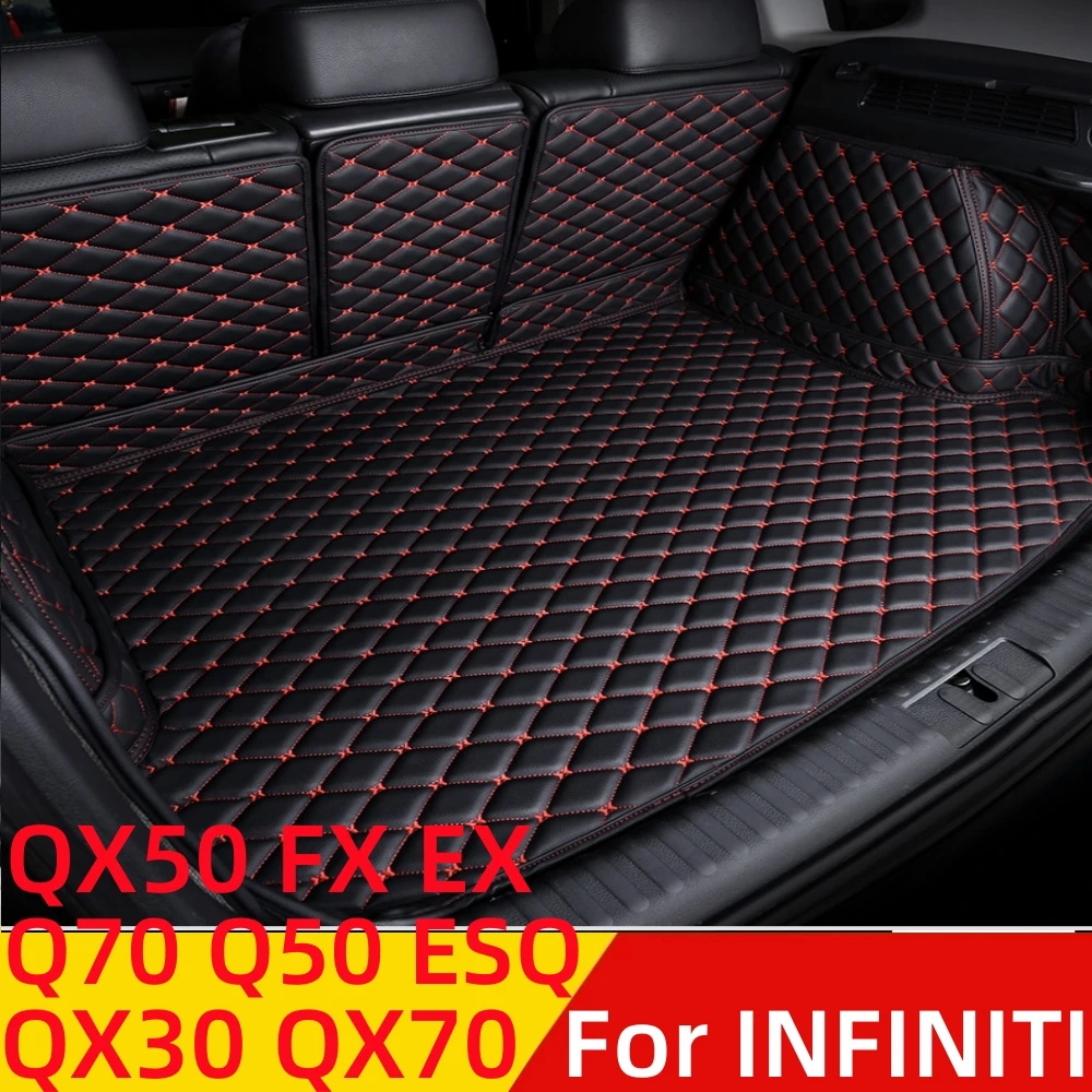 

Коврик для багажника автомобиля Infiniti QX50, QX30, QX70, Q70, Q50, ESQ, FX EX, для любой погоды, XPE, задний Чехол для груза, коврик для багажника