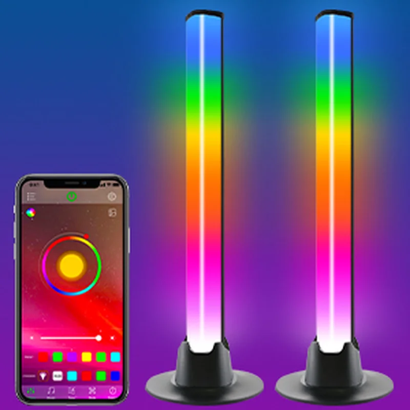 

Умный RGB светодиодный светильник, ночник с Bluetooth, управление через приложение, музыкальный ритм, подсветка для игровых ТВ, комнатных украшен...