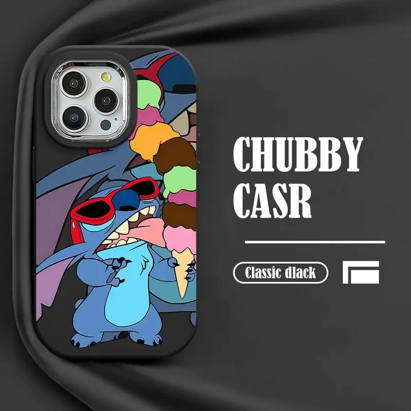 чехол для телефона Apple iPhone 15 14 Pro funda 11 Max 12 Plus 13pro max 15plus 11pro coque Cover Disney Turo Planet Stitch